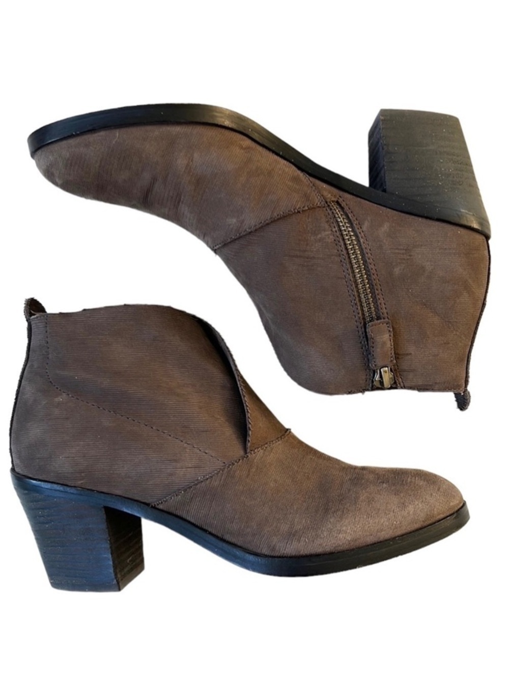 Eileen Fisher Leather Murphy Ankle Boots Size 7